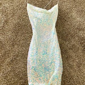 Windsor white sequin dress